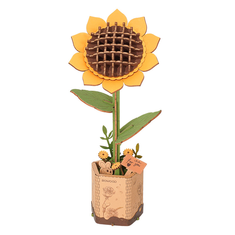 Sunflower - Wood Bloom - ROBOTIME