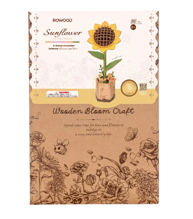 Sunflower - Wood Bloom - ROBOTIME