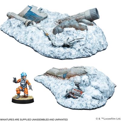 Crashed X-Wing Battlefield Expansion Star Wars Legion