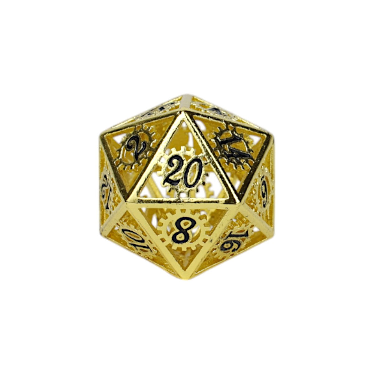 Clockwork Sun Dice Umbra Hoard Black/Gold - LPG Dice Set