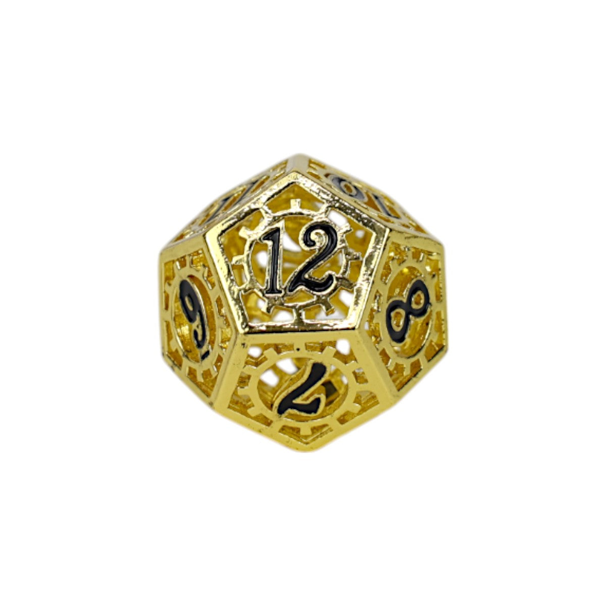 Clockwork Sun Dice Umbra Hoard Black/Gold - LPG Dice Set