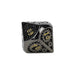 Metal RPG Clockwork Sun Dice Set Gold/Black - LPG Dice Set
