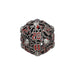 Metal RPG Tentacular Dice Set Bloodied Metal - LPG Dice Set