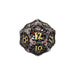Metal RPGStrange Aeon Dice Set Bloodied Metal - LPG Dice Set