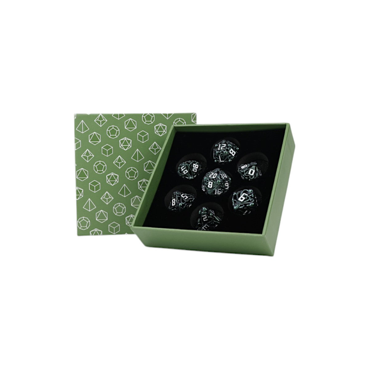 Oil Slick - Tentacular Metal RPG Dice Set - LPG Dice Set