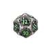 Metal RPG Dragon Hollow Dice Set Metal/Green - LPG Dice Set