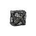 Metal RPG Dragon Hollow Dice Set Metal/Black - LPG Dice Set