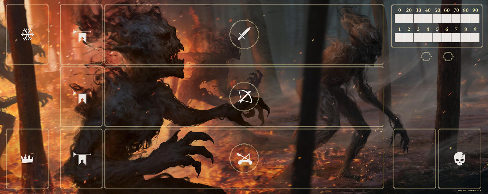 Gwent Monsters Playmat - The Witcher