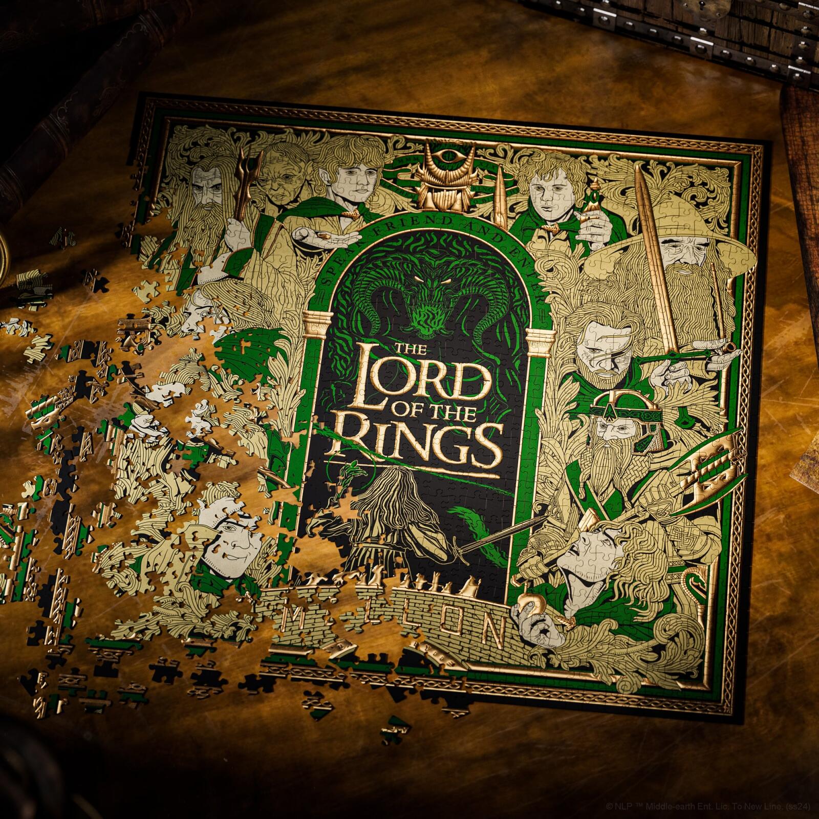 Lord of the Rings Puzzle 1,000 Piece Jigsaw Puzzle - Theory11
