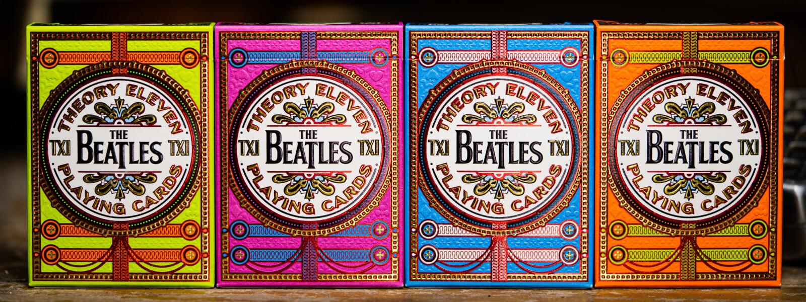 The Beatles Luxury Box Set (includes one of each color - four decks) - Theory11