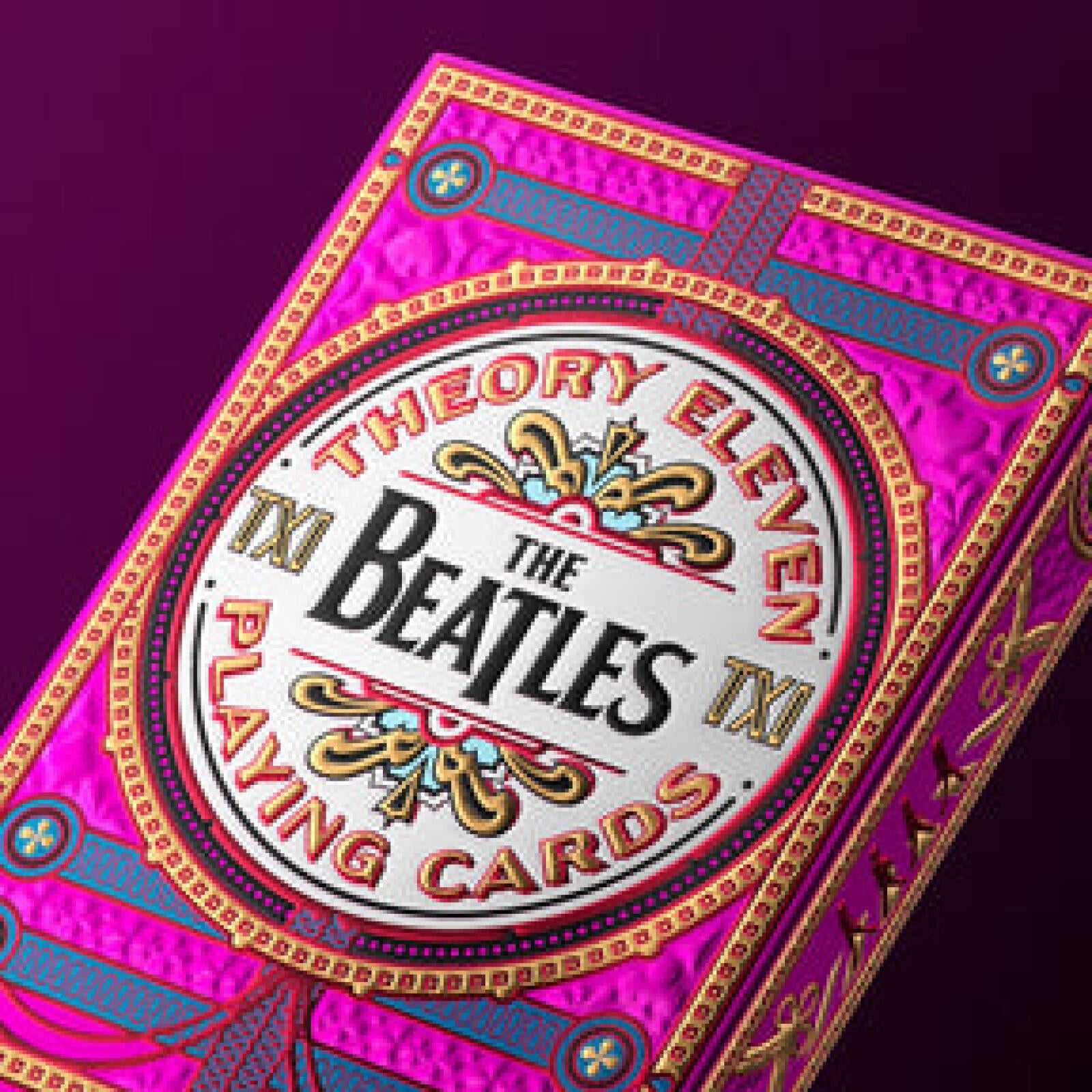 Pink- Beatles Playing Cards - Theory 11