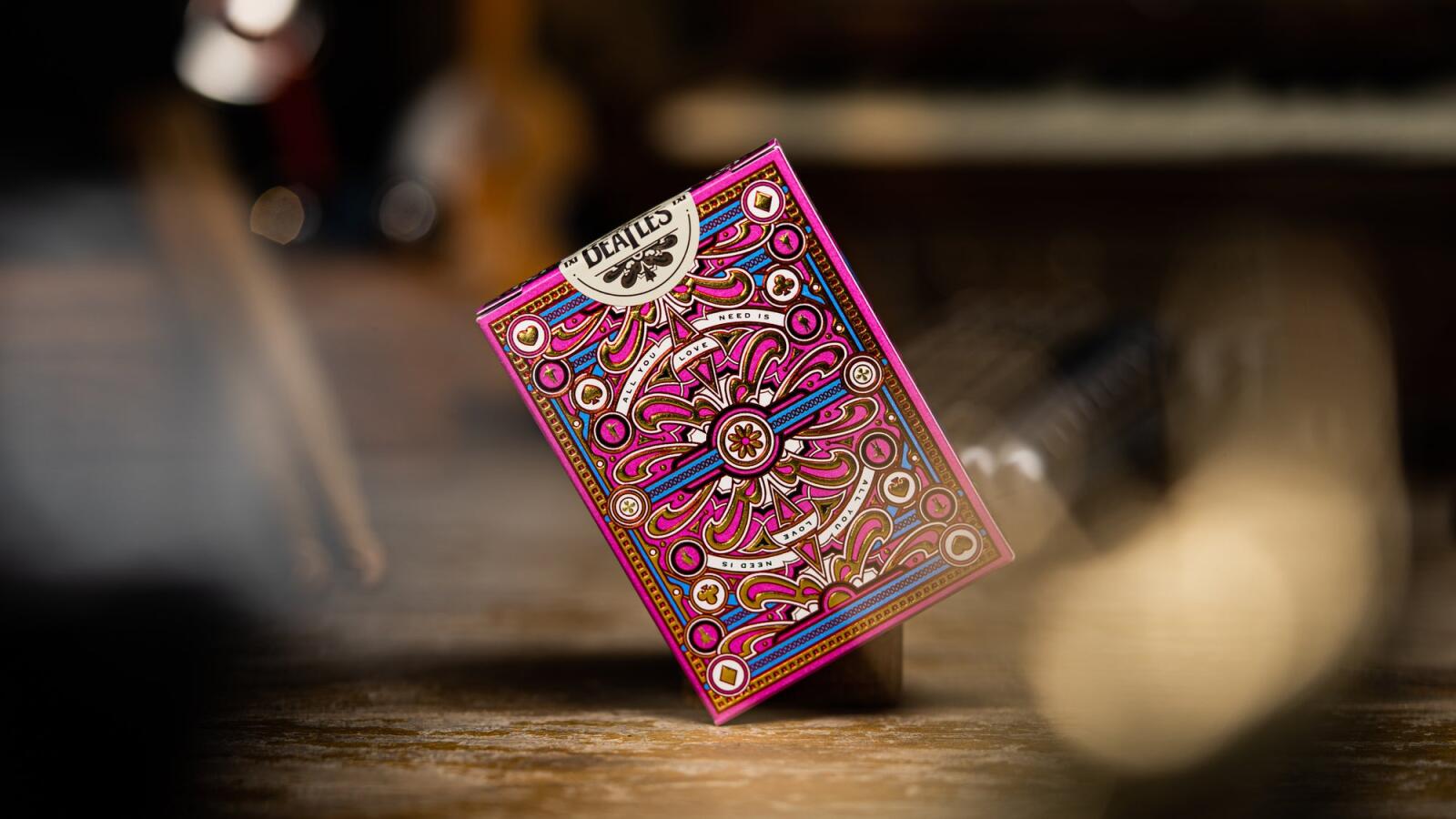Pink- Beatles Playing Cards - Theory 11
