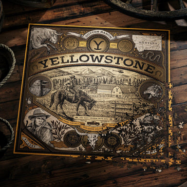 Yellowstone Puzzle 1,000 Piece Jigsaw Puzzle - Theory11