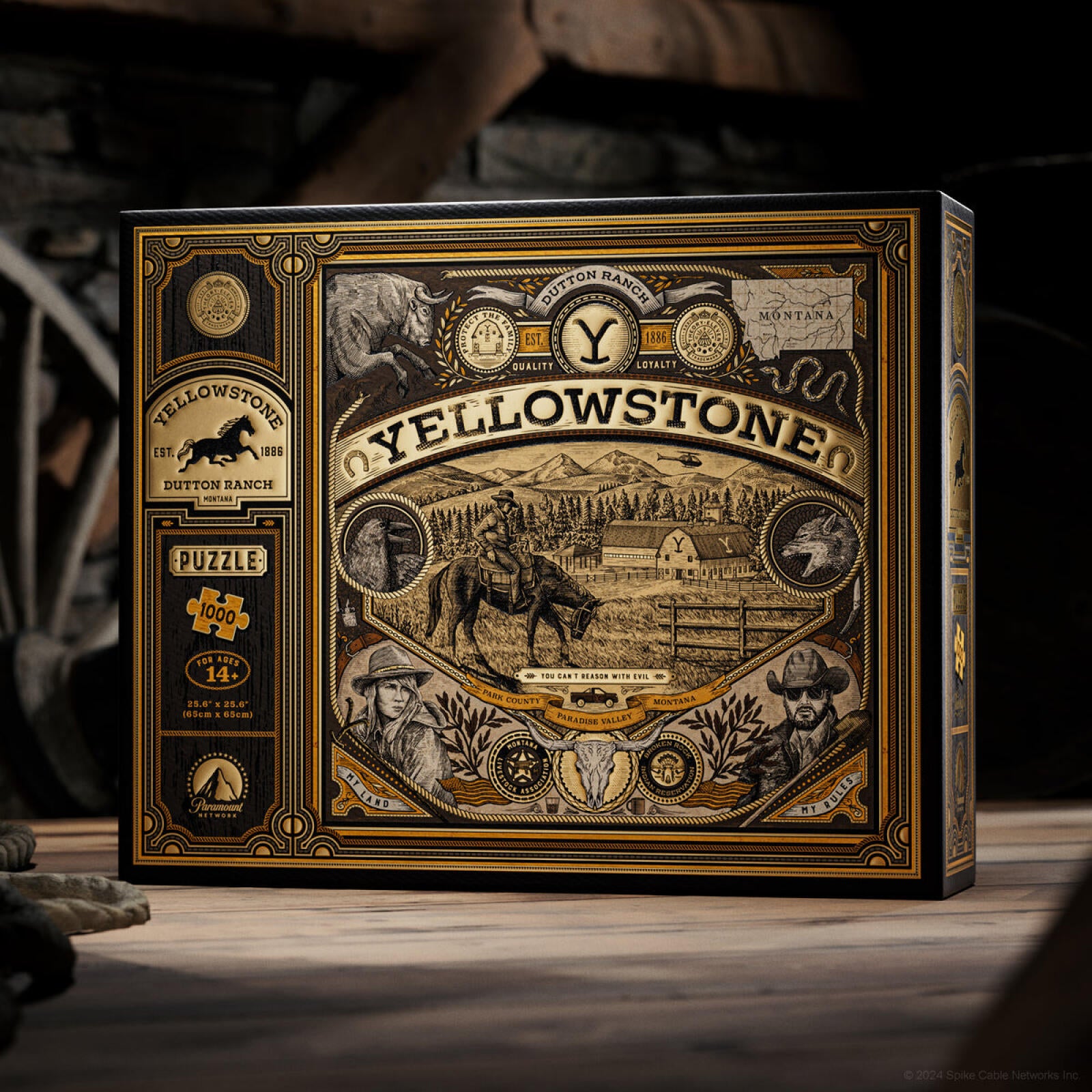 Yellowstone Puzzle 1,000 Piece Jigsaw Puzzle - Theory11