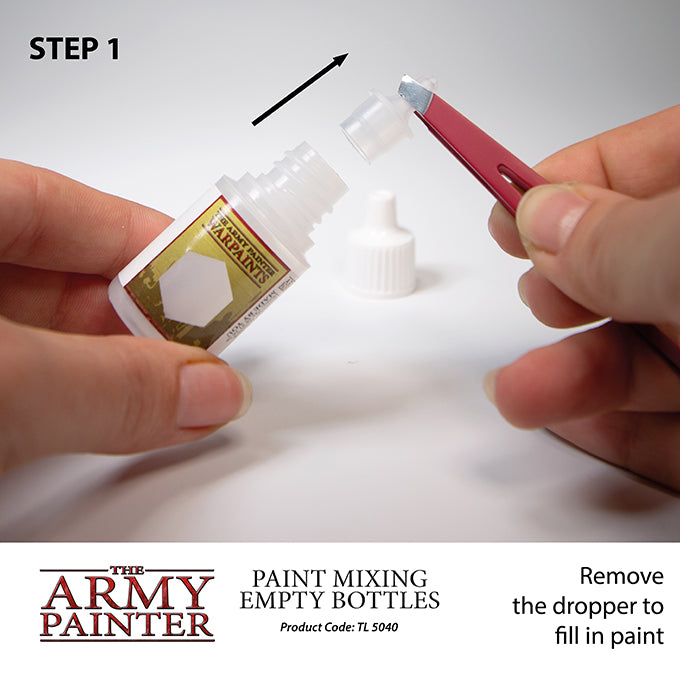 Paint Mixing Empty Bottles - The Army Painter Tools