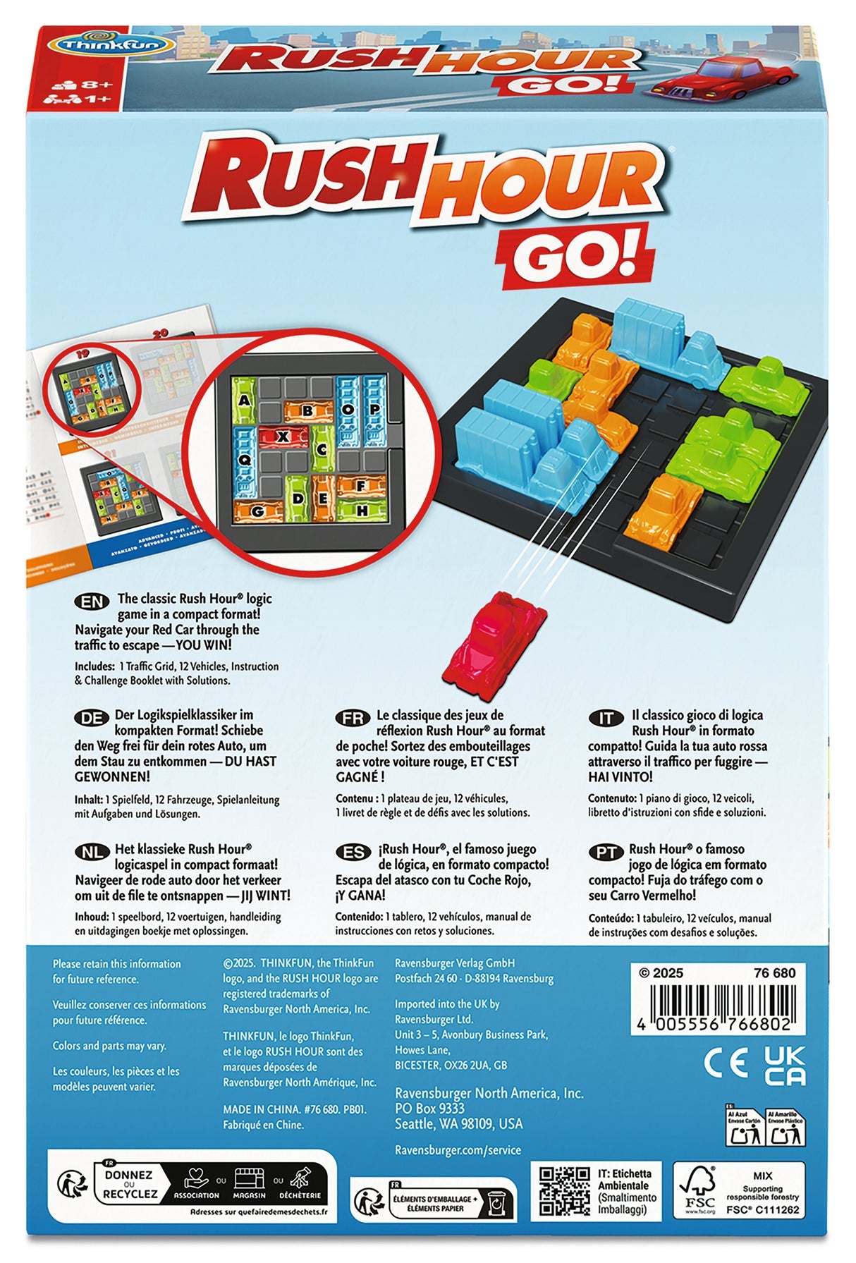 Rush Hour Go - ThinkFun