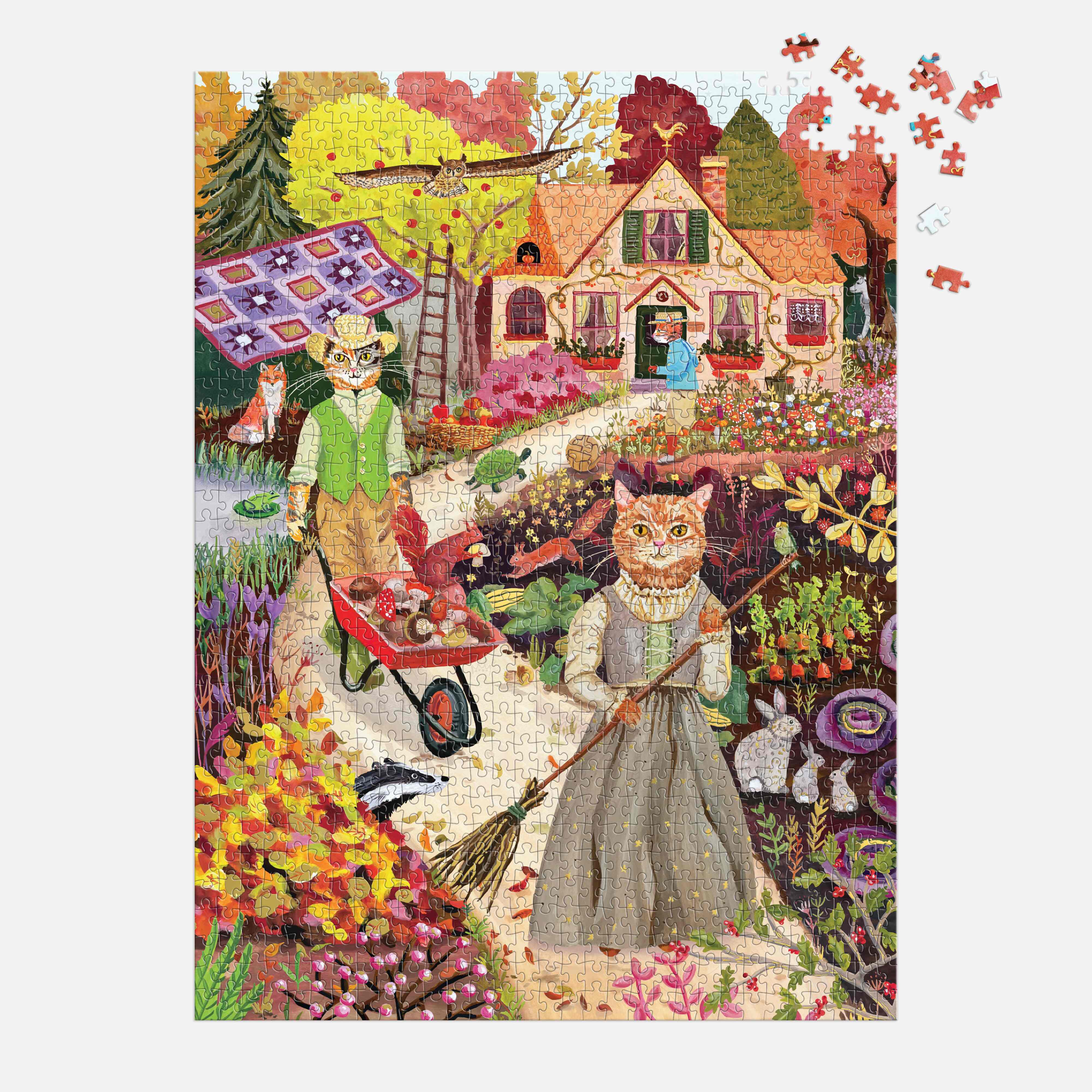 Cottage Cats Foil - 1000pc
