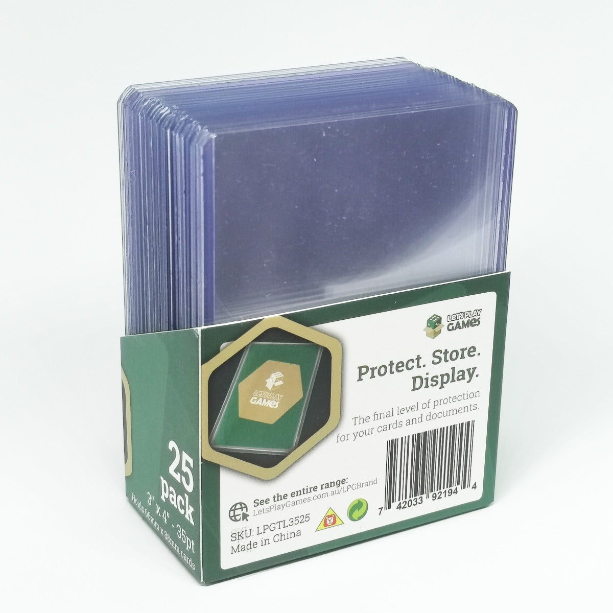 LPG 35pt Top Loader - 3x4inch - 25 pack