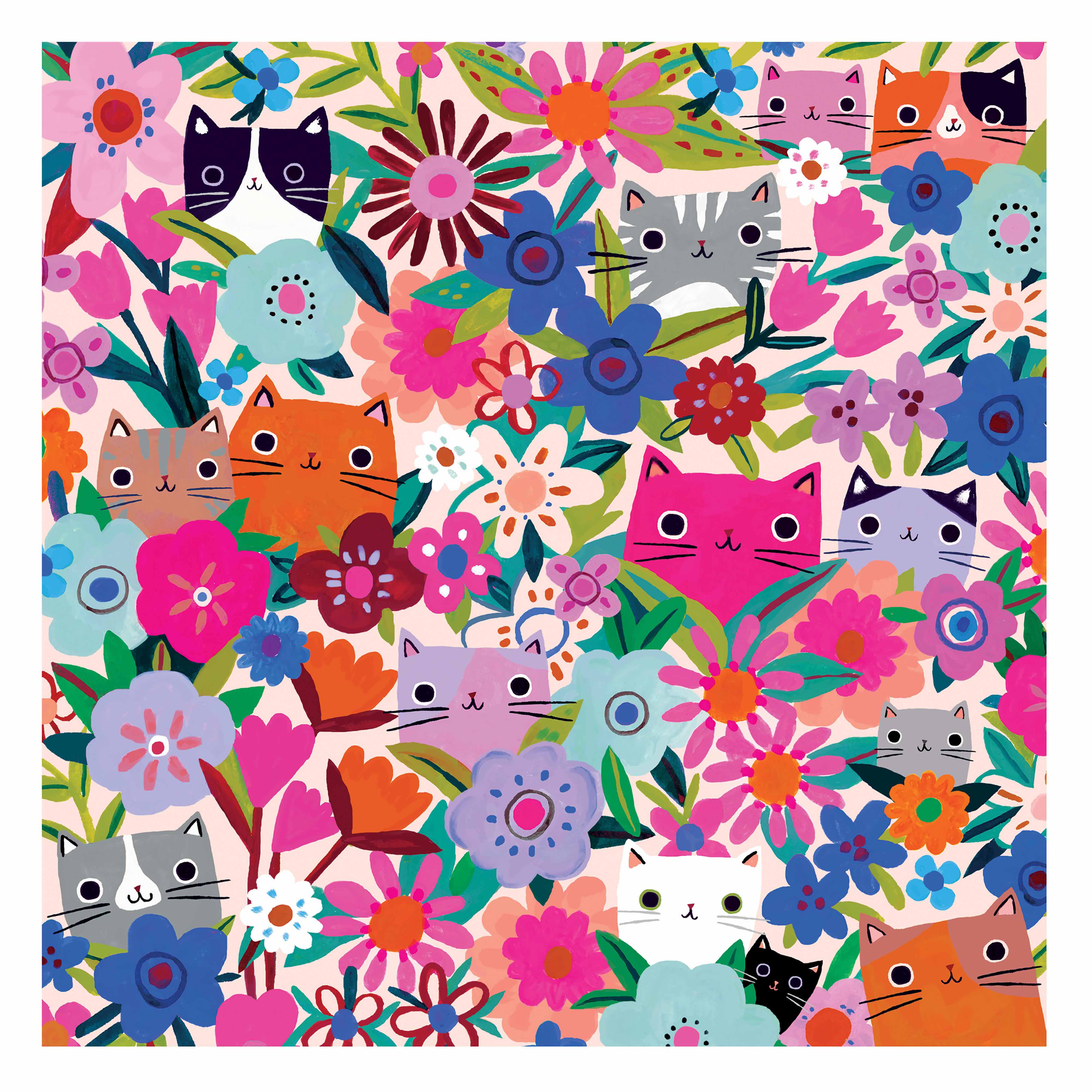 Blooming Cats 500pc