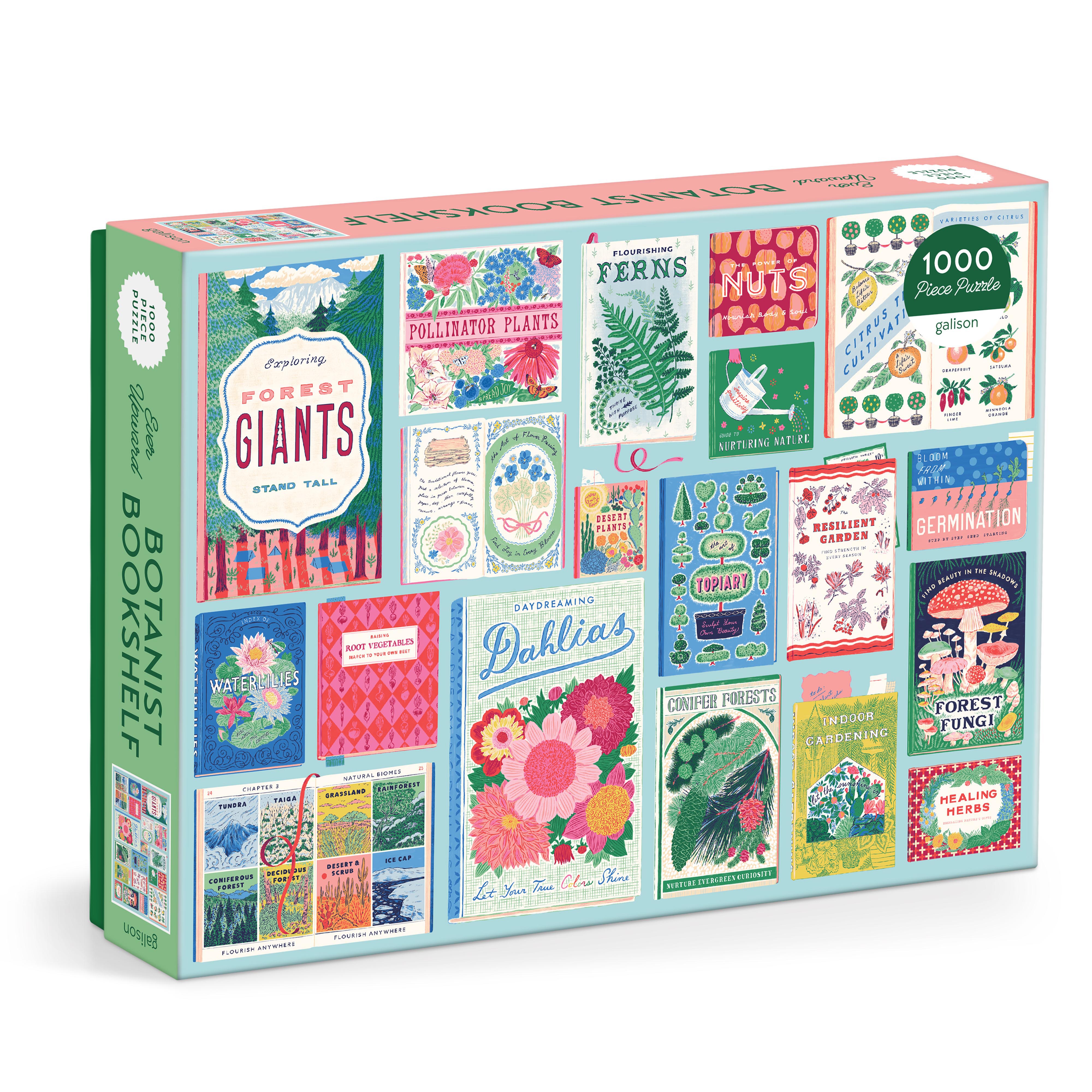 Botanist Bookshelf - Ever Upward 1000pc - Galison 