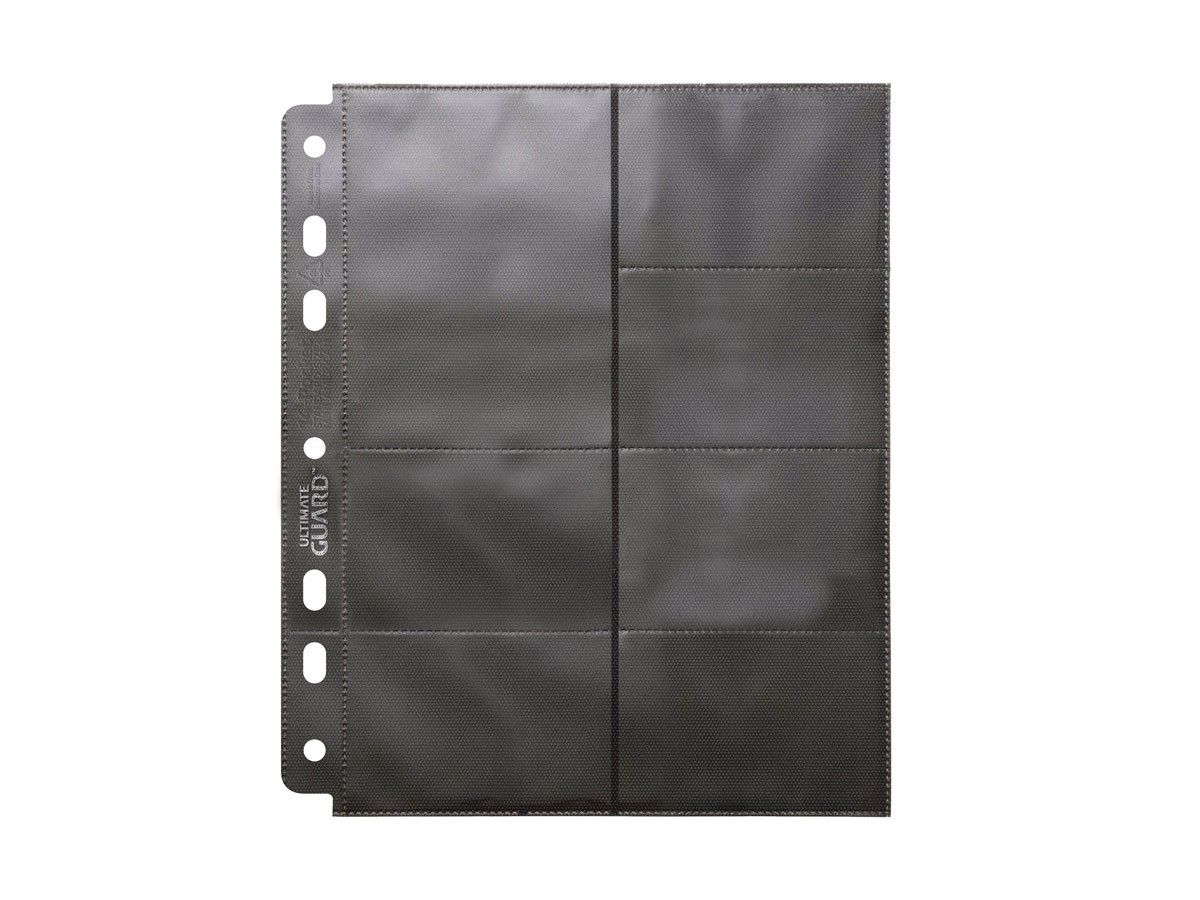 Ultimate Guard 14-Pocket Compact Pages Standard Size & Mini American Black 10 pack