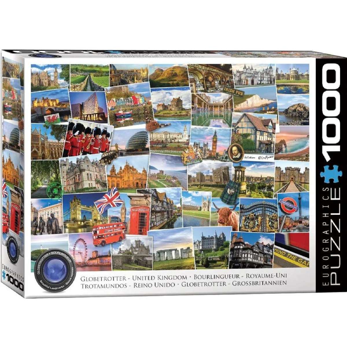 Globetrotter United Kingdom 1000pc - Eurographics