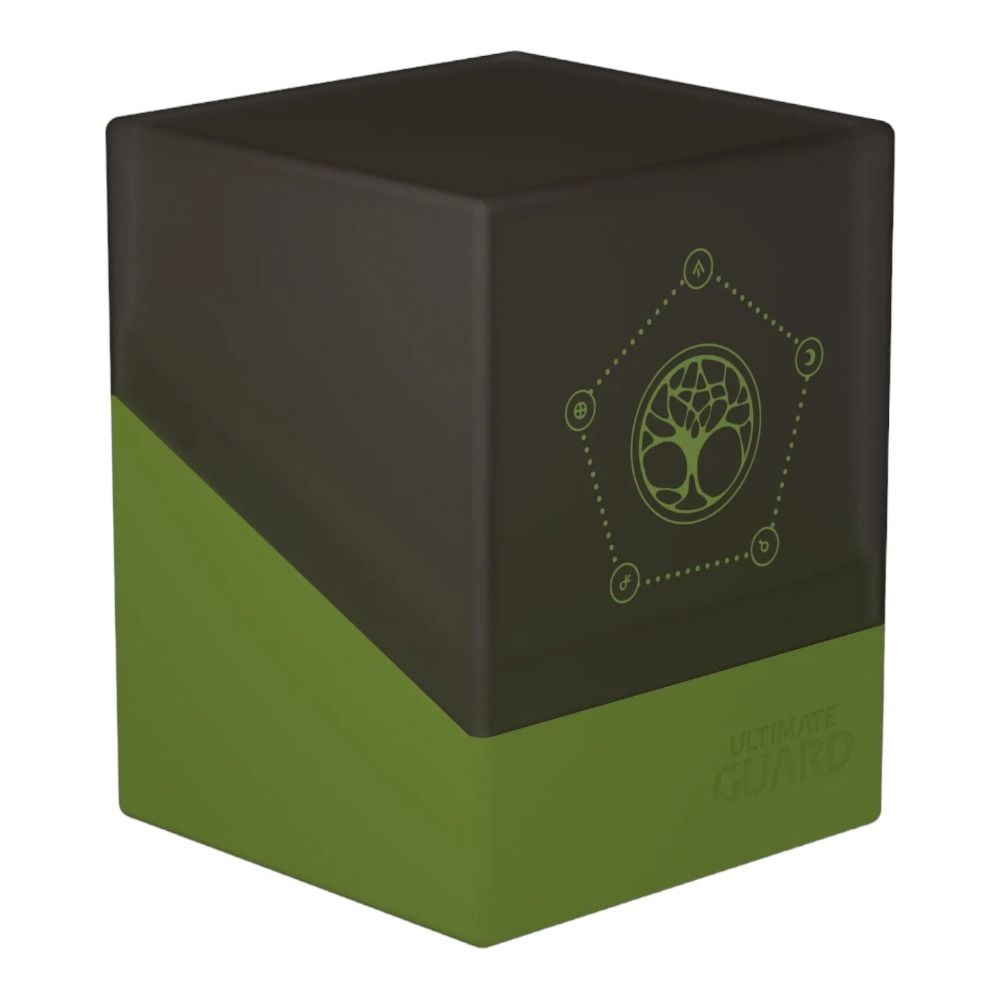Arbor (Olive Green) Deck Box - Druidic Secrets -100+ Standard Size - Ultimate Guard Boulder Deck Case