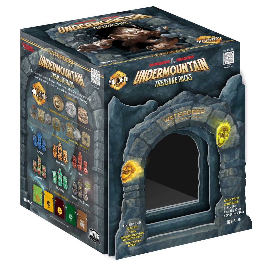Undermountain Treasure Pack Dice Blind Bag - Sirius Dice
