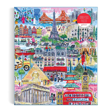 Cities Around the World - Michael Storrings 1000pc - Galison