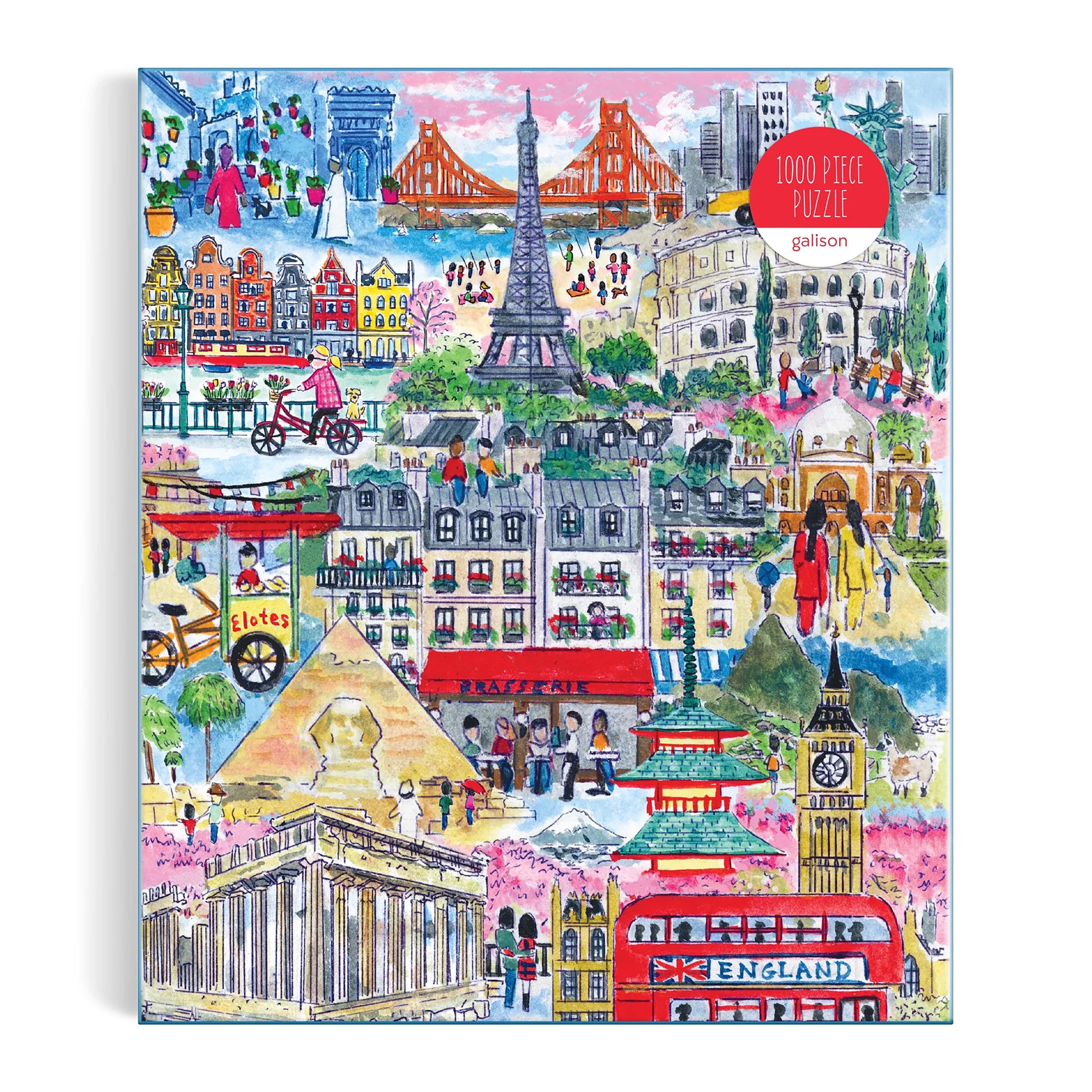 Cities Around the World - Michael Storrings 1000pc - Galison