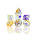 Violet Swirl - 7 Dice Set - Sirius Dice