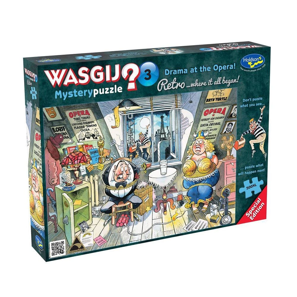 Wasgij? Retro Mystery - DRAMA AT THE OPERA #3 500pc XL