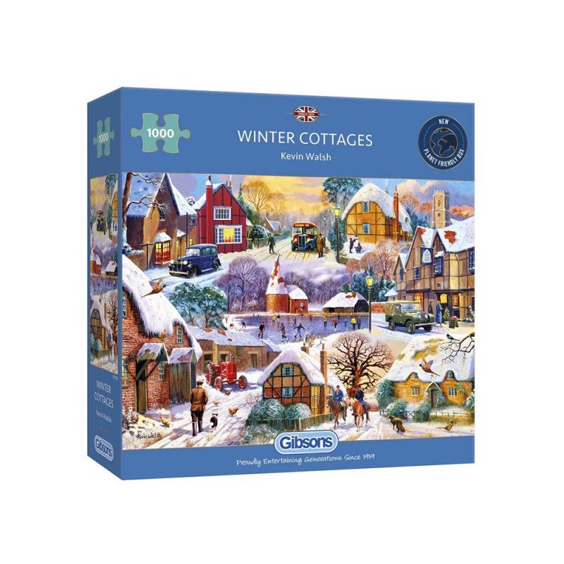 Winter Cottages 1000pc- Gibson