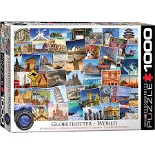 Globetrotter World 1000pc - Eurographics