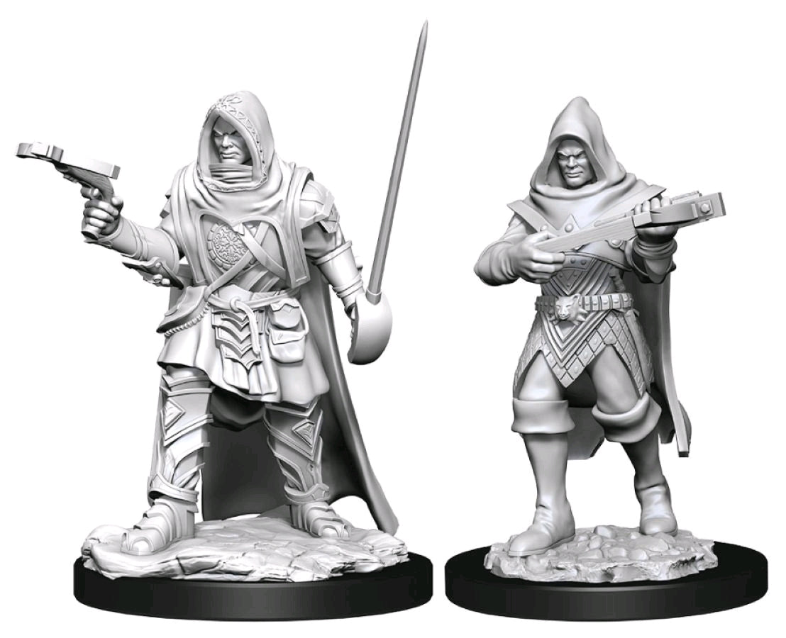 Human Male Rogue - Pathfinder Deep Cuts Unpainted Miniatures