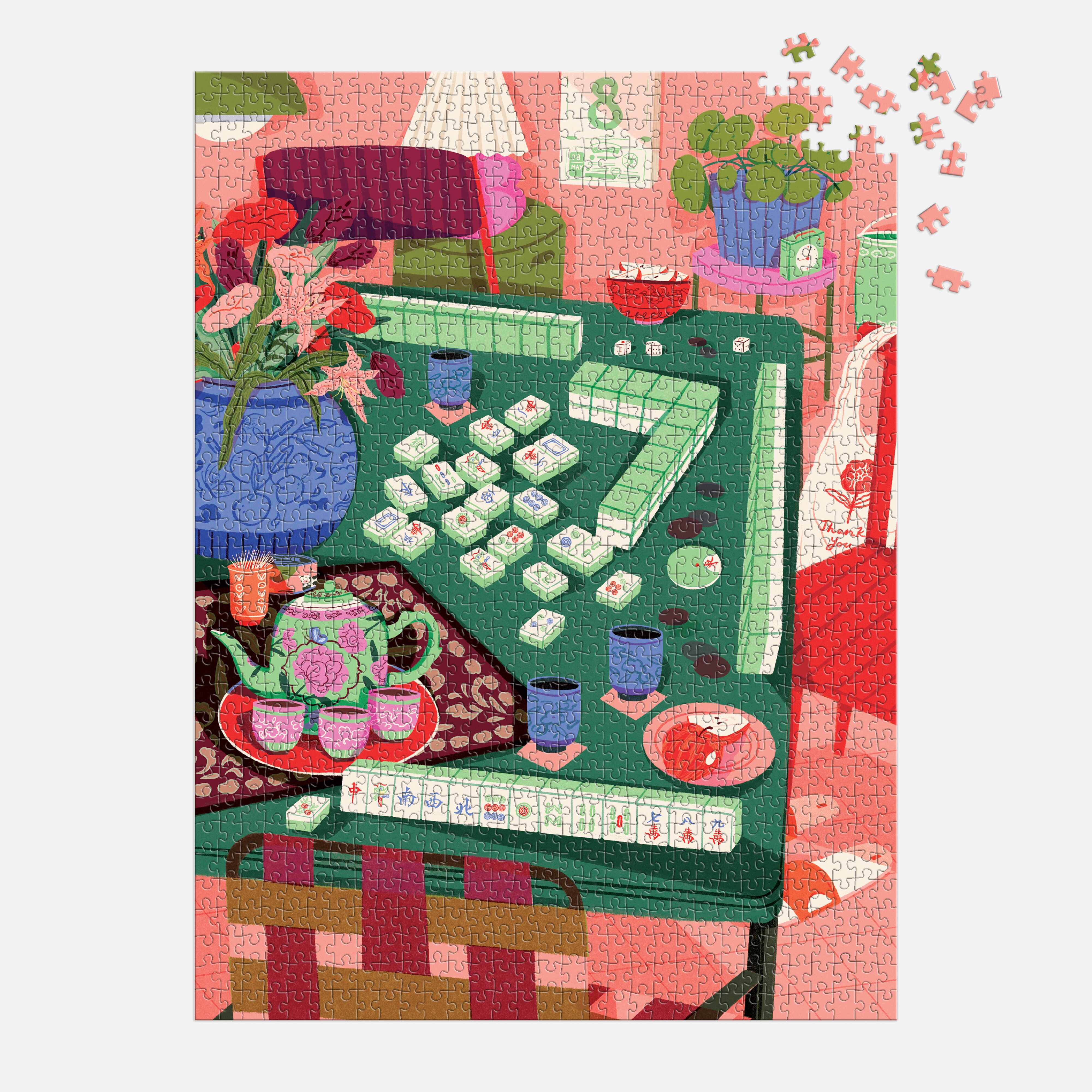 Mahjong Social 1000pc - Galison 
