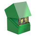 Solid Green Deck Box - 100+ Standard Card Size - Ultimate Guard Boulder Deck Case