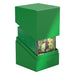 Solid Green Deck Box - 100+ Standard Card Size - Ultimate Guard Boulder Deck Case