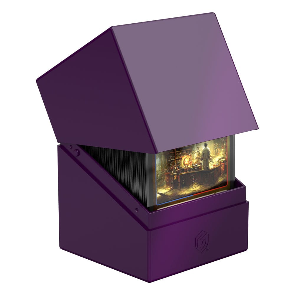 Solid Purple Deck Box - 100+ Standard Card Size - Ultimate Guard Boulder Deck Case