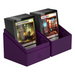 Solid Purple Deck Box - 100+ Standard Card Size - Ultimate Guard Boulder Deck Case
