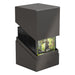 Solid Grey Deck Box - 100+ Standard Card Size - Ultimate Guard Boulder Deck Case