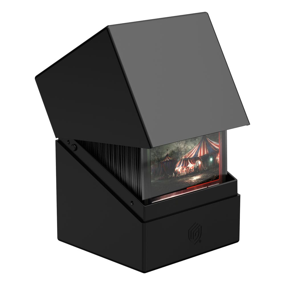 Solid Black Deck Box - 100+ Standard Card Size - Ultimate Guard Boulder Deck Case