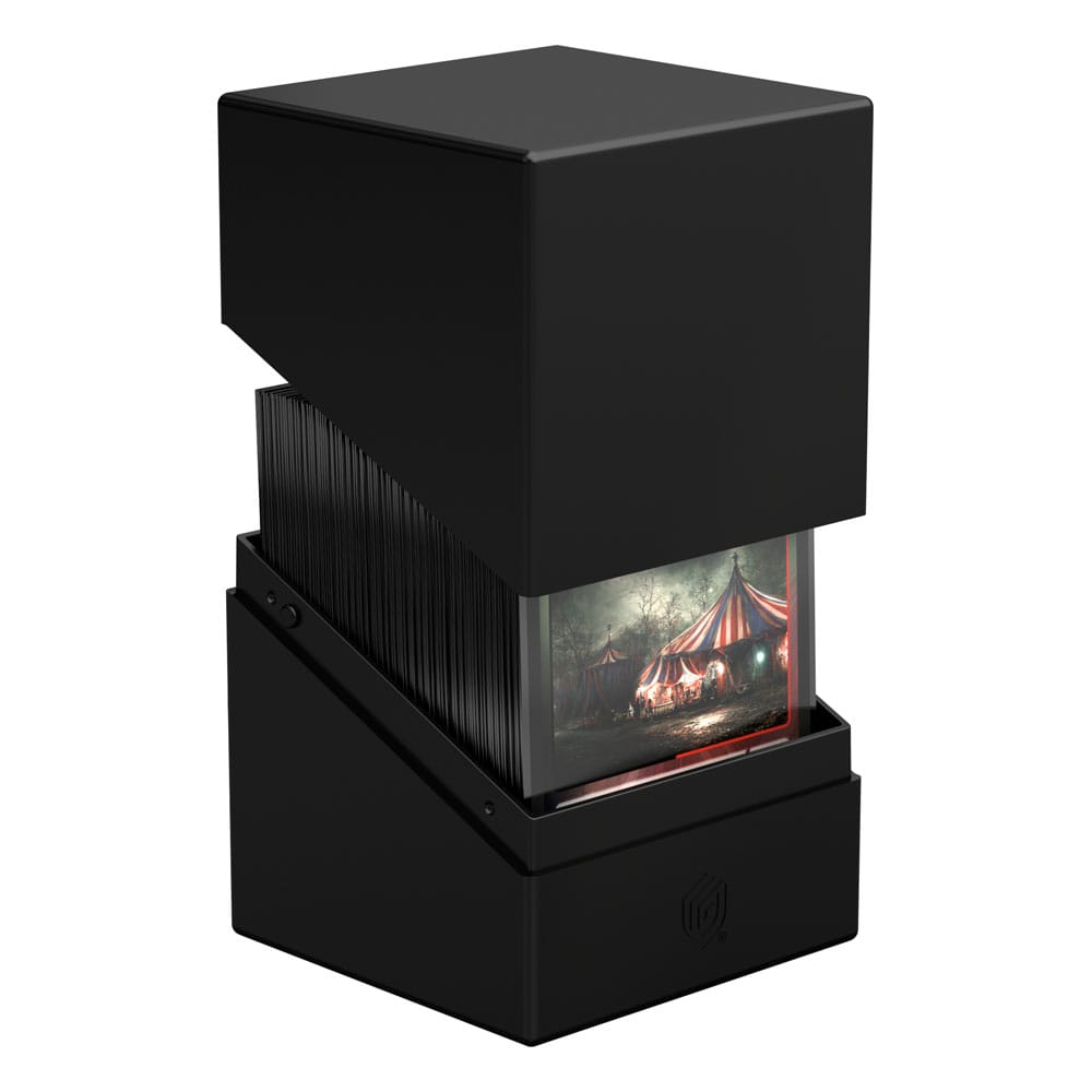 Solid Black Deck Box - 100+ Standard Card Size - Ultimate Guard Boulder Deck Case