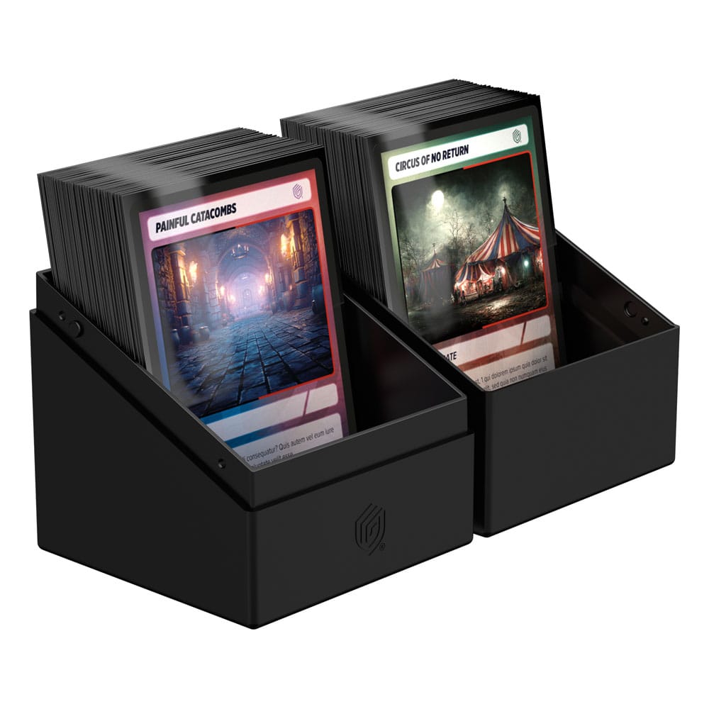 Solid Black Deck Box - 100+ Standard Card Size - Ultimate Guard Boulder Deck Case