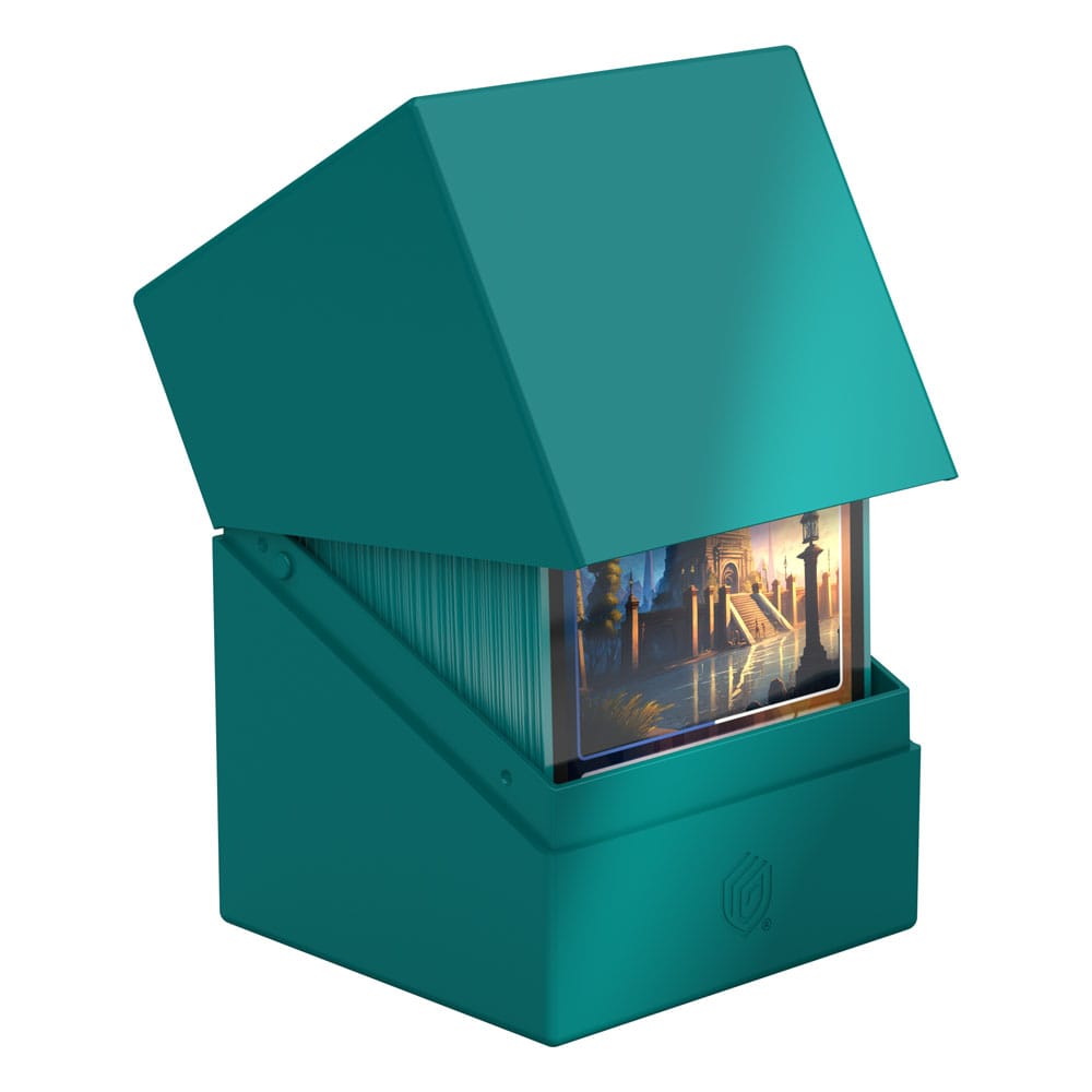 Solid Petrol Deck Box - 100+ Standard Card Size - Ultimate Guard Boulder Deck Case