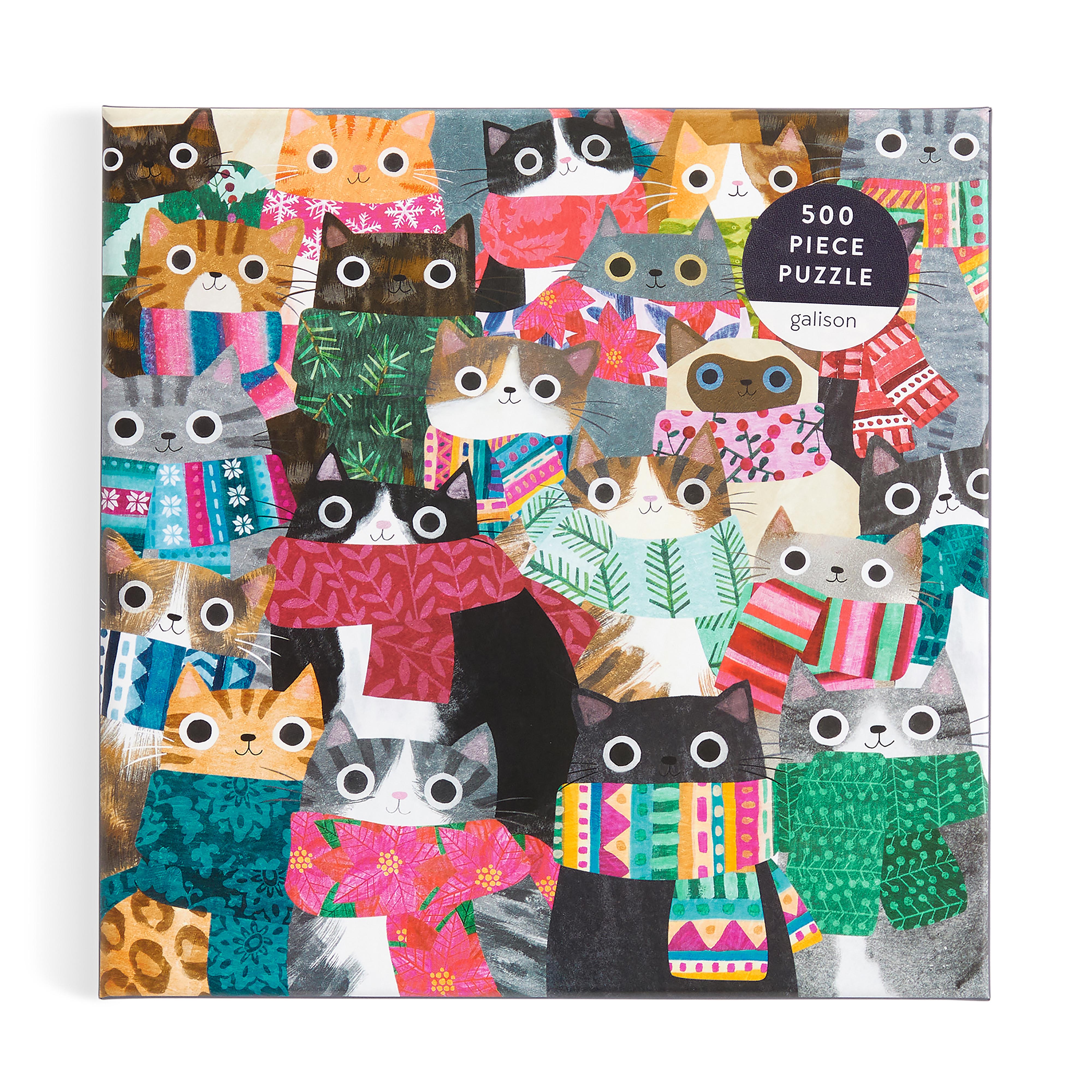 Wintery Cats 500pc - Galison
