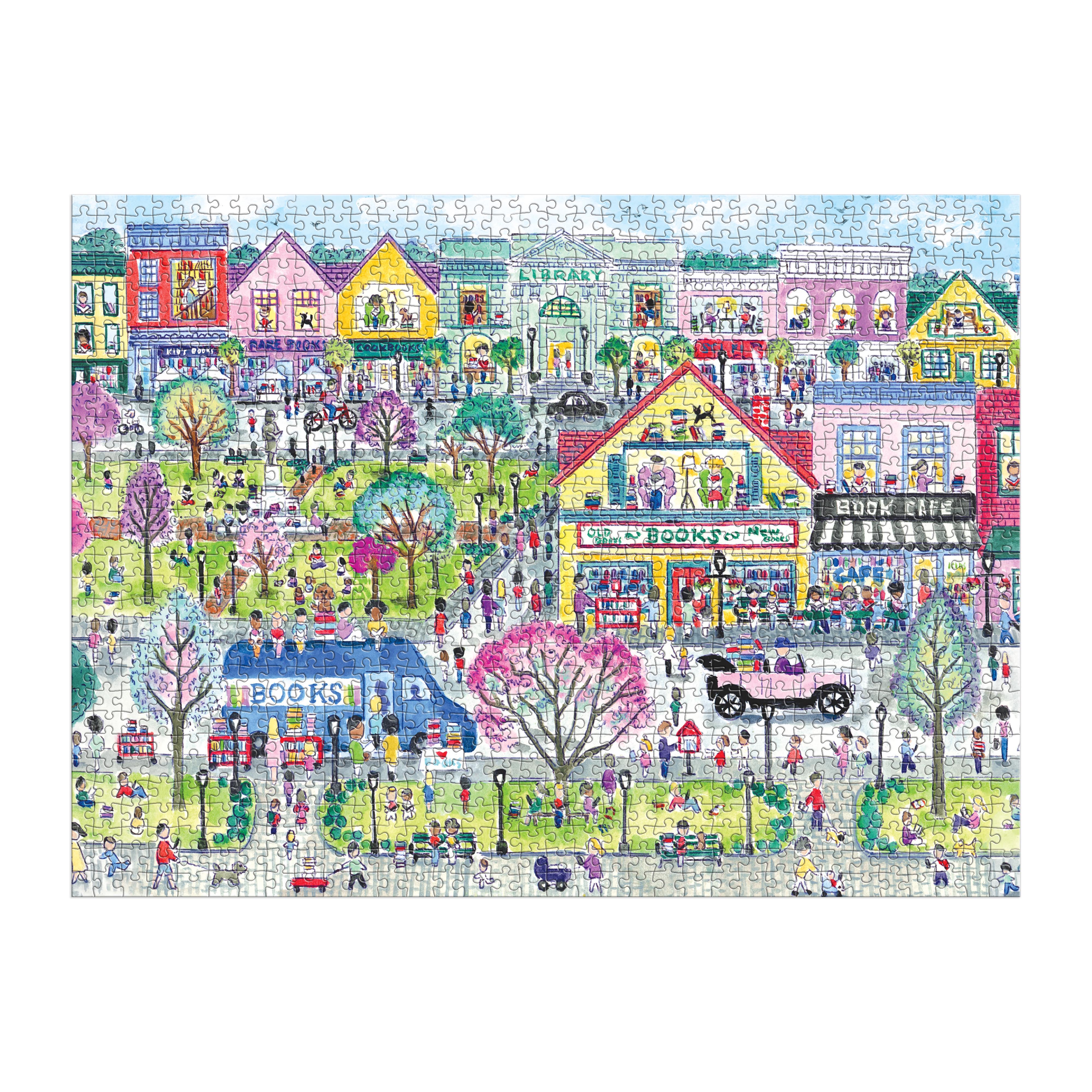 Book Town Michael Storrings - Puzzle 1000pc Galison