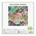 Succulent Mosaic Foil - 500pc Galison