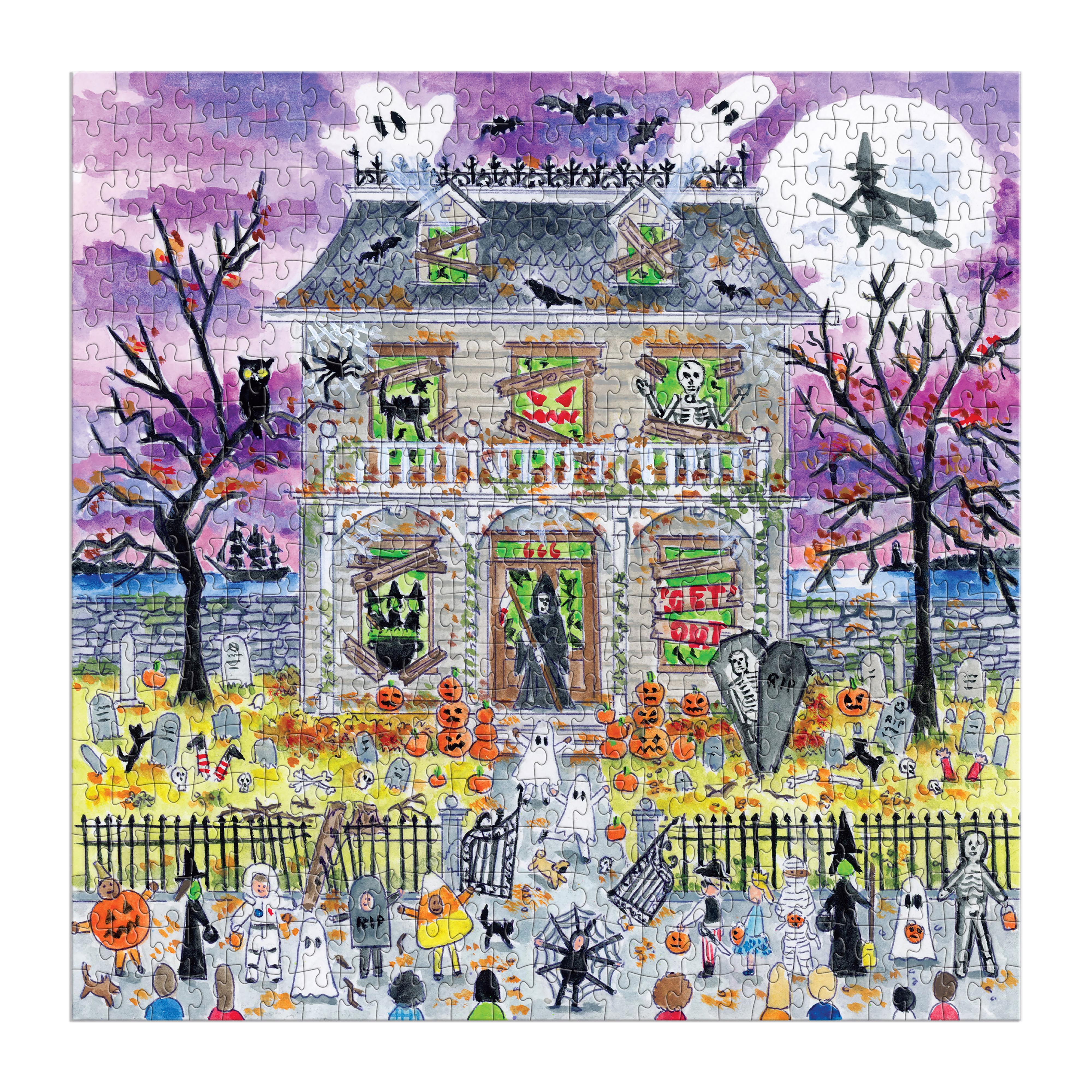 Storrings Haunted House Glow in the Dark Puzzle-500pc