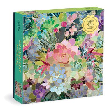 Succulent Mosaic Foil - 500pc Galison
